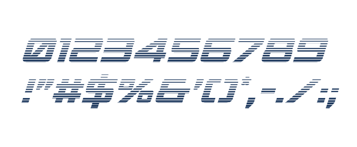 Spy Agency Gradient Italic Other Characters
