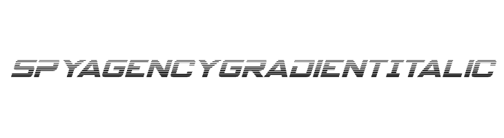 Spy Agency Gradient Italic  नि: शुल्क फ़ॉन्ट्स डाउनलोड