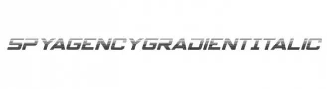 Spy Agency Gradient Italic  नि: शुल्क फ़ॉन्ट्स डाउनलोड