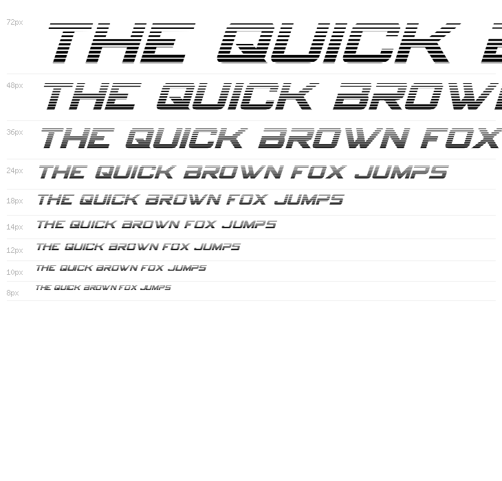 Spy Agency Gradient Italic Waterfall