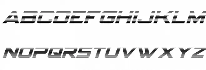 Spy Agency Gradient Italic फ़ॉन्ट लोअरकेस