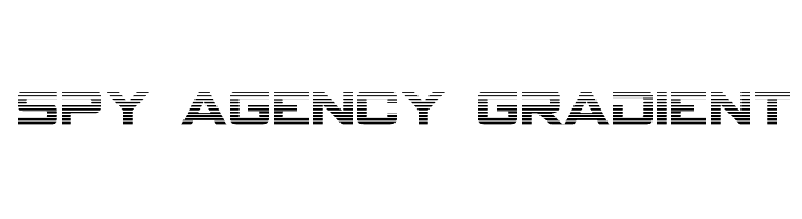 Spy Agency Gradient Font