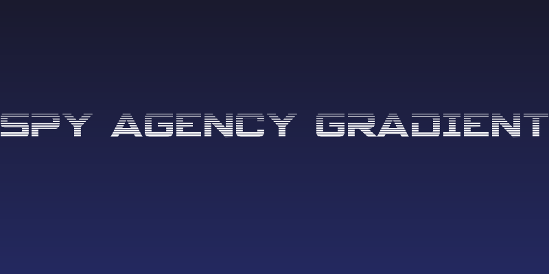 Spy Agency Gradient Social Header
