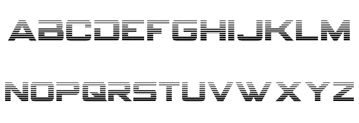 Spy Agency Gradient Font LOWERCASE