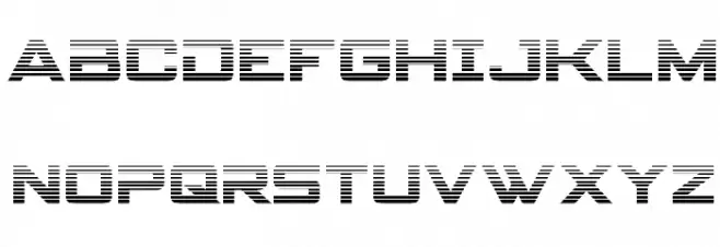 Spy Agency Gradient フォント 大文字