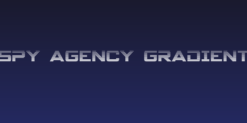 Spy Agency Gradient Social Header