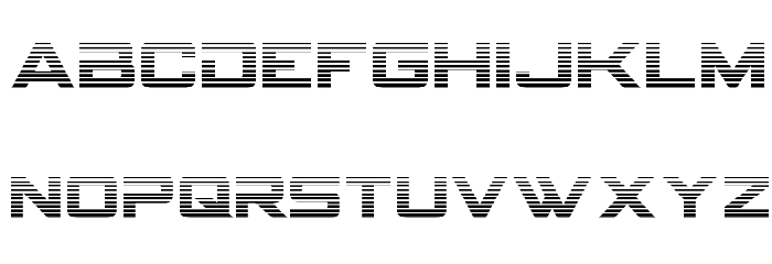 Spy Agency Gradient Font LOWERCASE