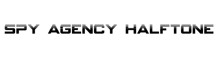 Spy Agency Halftone  Free Fonts Download