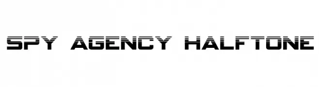 Spy Agency Halftone  baixar fontes gratis