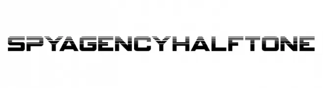Spy Agency Halftone  font caratteri gratis
