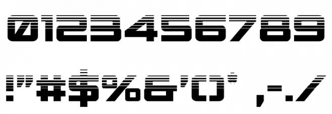 Spy Agency Halftone Font OTHER CHARS