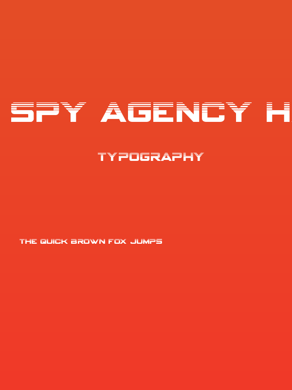 Spy Agency Halftone Poster