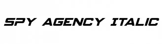 Spy Agency Italic  नि: शुल्क फ़ॉन्ट्स डाउनलोड