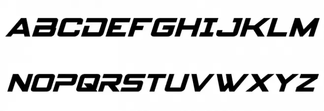 Spy Agency Italic 字体 大写