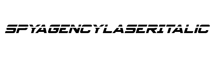 Spy Agency Laser Italic  フリーフォントのダウンロード