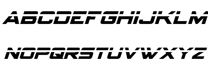 Spy Agency Laser Italic Font LOWERCASE