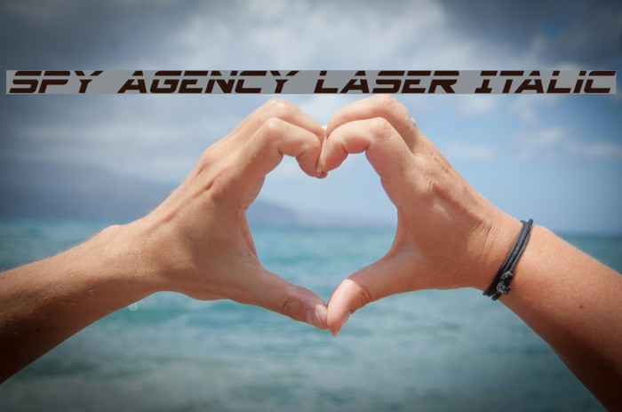 Spy Agency Laser Italic Example 1