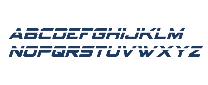 Spy Agency Laser Italic Lowercase