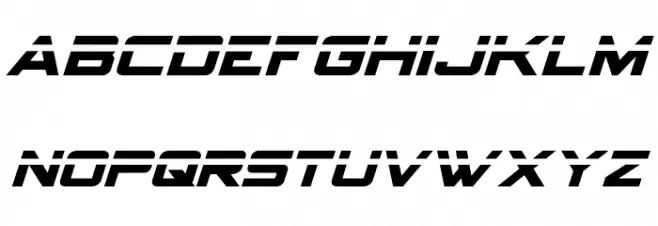 Spy Agency Laser Italic फ़ॉन्ट लोअरकेस