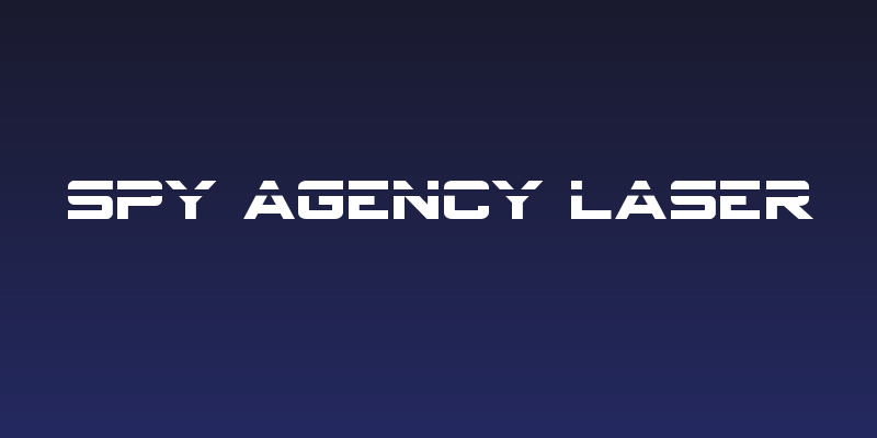 Spy Agency Laser Social Header