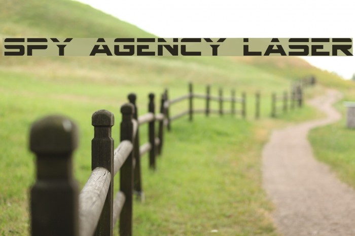 Spy Agency Laser Font examples