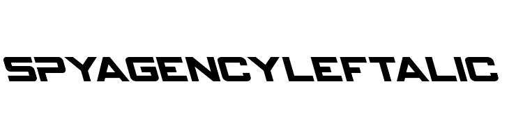 Spy Agency Leftalic  font caratteri gratis