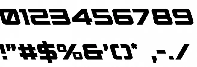 Spy Agency Leftalic Font OTHER CHARS