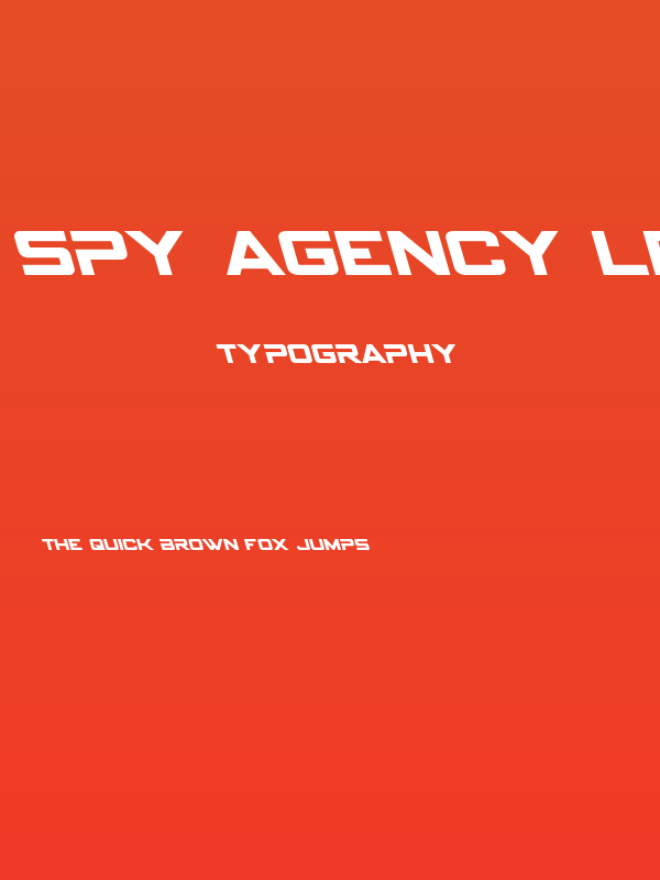 Spy Agency Leftalic Poster