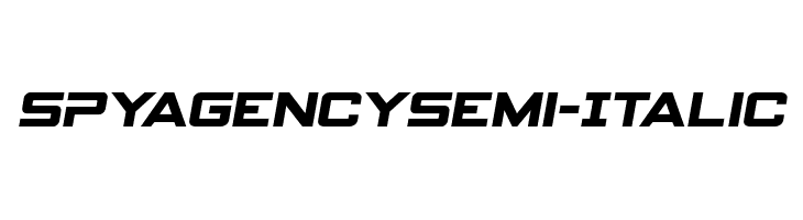 Spy Agency Semi-Italic  Frei Schriftart Herunterladen