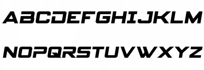 Spy Agency Semi-Italic Schriftart Groß