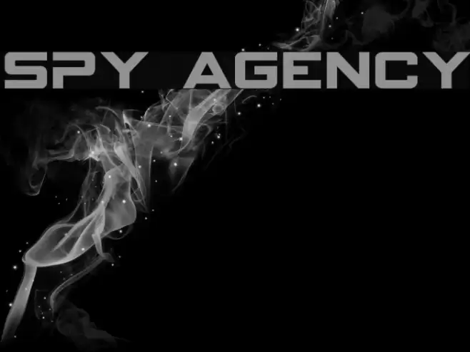 Spy Agency Font examples