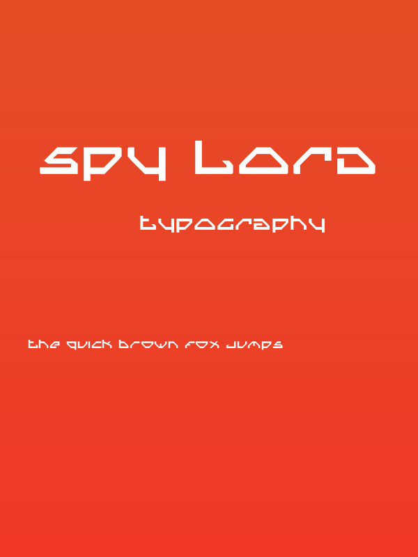 Spy Lord Poster