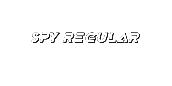 Spy Regular Logo