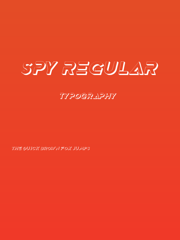 Spy Regular Poster