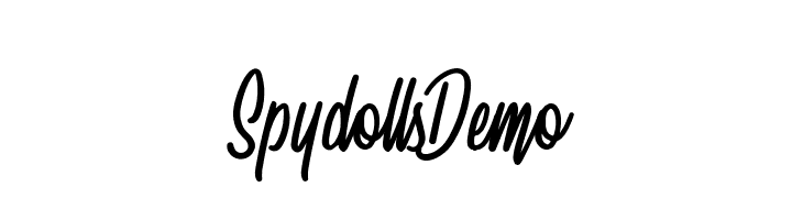 SpydollsDemo  Frei Schriftart Herunterladen