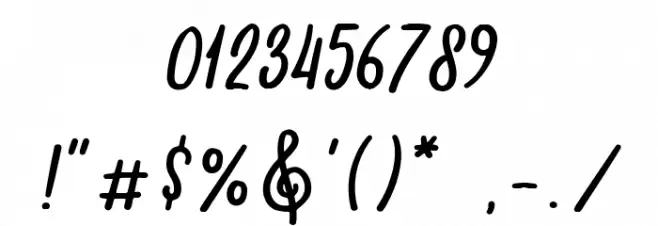 SpydollsDemo Font OTHER CHARS