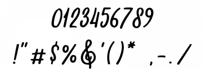 SpydollsDemo Font OTHER CHARS