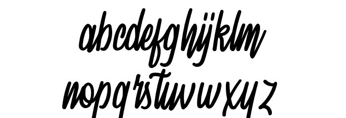 SpydollsDemo Font LOWERCASE