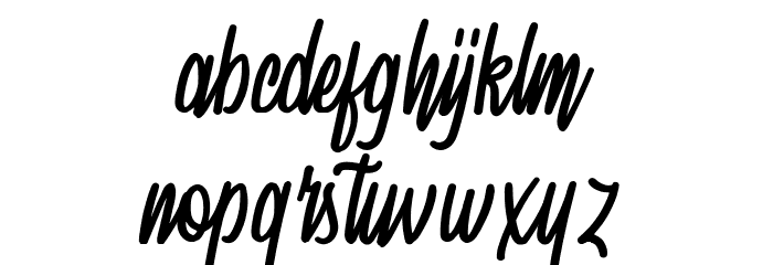 SpydollsDemo Font LOWERCASE