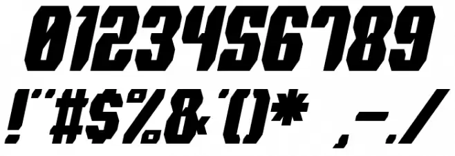 Spyh Italic Font OTHER CHARS