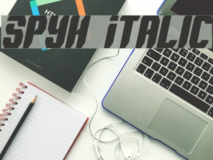 Spyh Italic Example 3