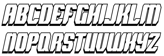 Spyh Shadow Italic Font LOWERCASE