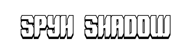 Spyh Shadow  नि: शुल्क फ़ॉन्ट्स डाउनलोड