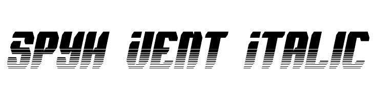 Spyh Vent Italic  नि: शुल्क फ़ॉन्ट्स डाउनलोड