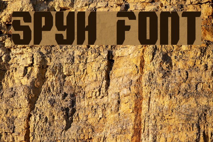 Spyh Font examples