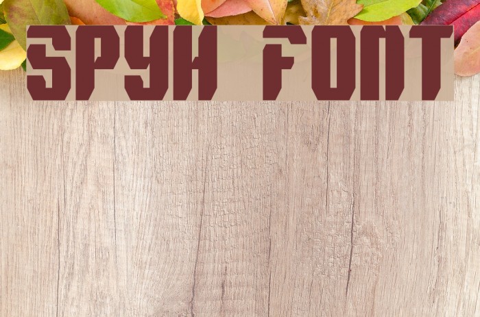 Spyh Font examples
