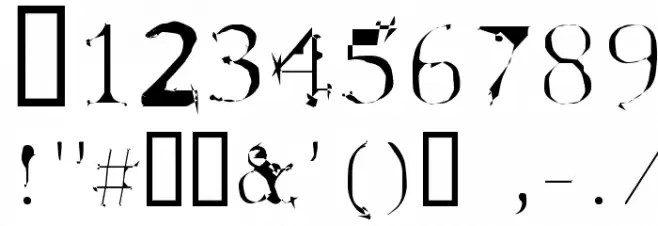 Spyhink Font OTHER CHARS