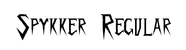 Spykker Regular Font
