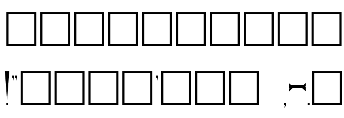 Spykker Regular Font OTHER CHARS