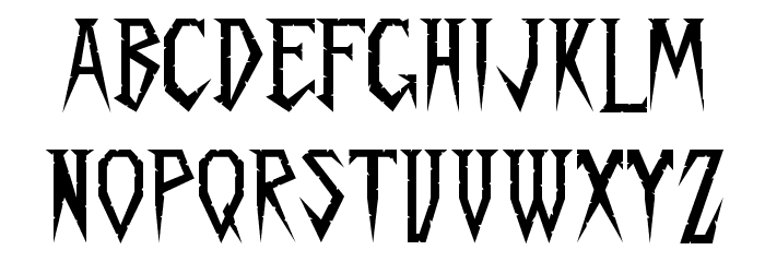 Spykker Regular Font LOWERCASE